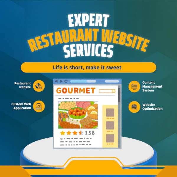 Restaurant website service picture